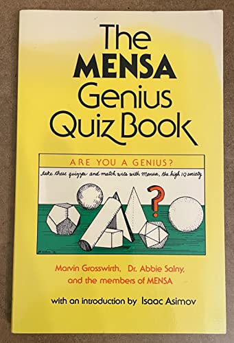 Stock image for Mensa Genius Quiz Book: No. 1 for sale by WorldofBooks