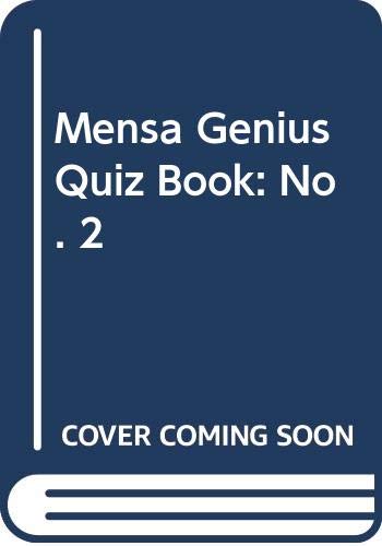 9780352316141: Mensa Genius Quiz Book: No. 2