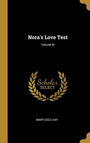 Imagen de archivo de Nora's Love Test a la venta por Keeper of the Page