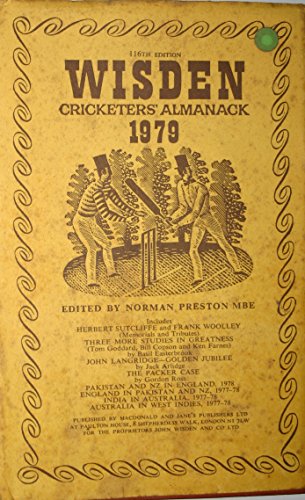 WISDEN Cricketers ALMANACK 1979 116TH EDITION