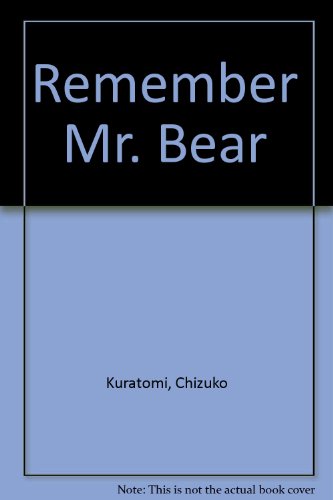 9780356013831: Remember Mr. Bear