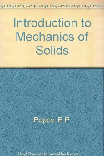9780356024738: Introduction to Mechanics of Solids