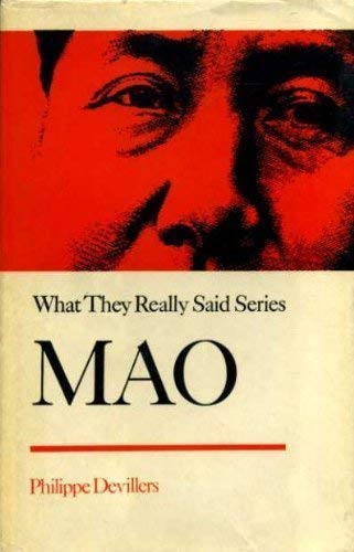 9780356026404: Mao; (What they really said series)