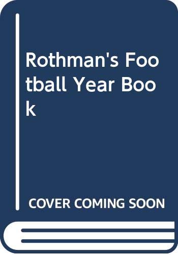 Imagen de archivo de Rothman's Football Year Book a la venta por Chapter 1