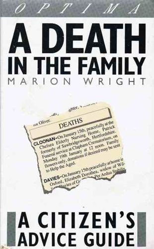 Stock image for Death in the Family (A Citizens advice guide) for sale by Reuseabook