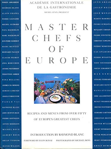 Imagen de archivo de Master Chefs Of Europe a la venta por AwesomeBooks