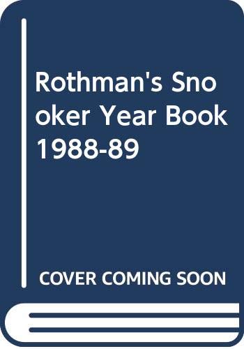9780356158853: Rothman's Snooker Year Book 1988-89
