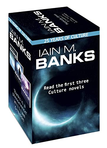 Beispielbild fr Iain M. Banks Culture - 25th anniversary box set: Consider Phlebas, The Player of Games and Use of Weapons zum Verkauf von THE SAINT BOOKSTORE