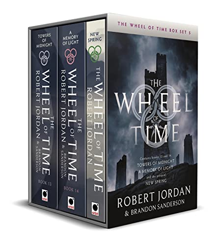 Beispielbild für The Wheel of Time Box Set 5: Books 13, 14 & prequel (Towers of Midnight, A Memory of Light, New Spring) (Wheel of Time Box Sets) zum Verkauf von Monster Bookshop