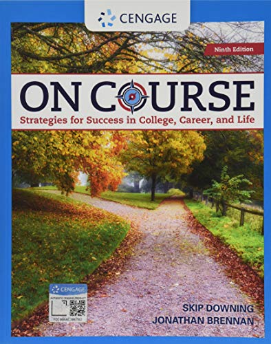 Beispielbild fr On Course: Strategies for Creating Success in College, Career, and Life zum Verkauf von BooksRun