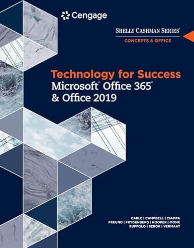 Beispielbild fr Technology for Success and Shelly Cashman Series MicrosoftOffice 365 & Office 2019 (MindTap Course List) zum Verkauf von BooksRun