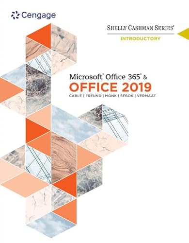 Beispielbild fr Shelly Cashman Series Microsoft?Office 365 and Office 2019 Introductory zum Verkauf von Better World Books