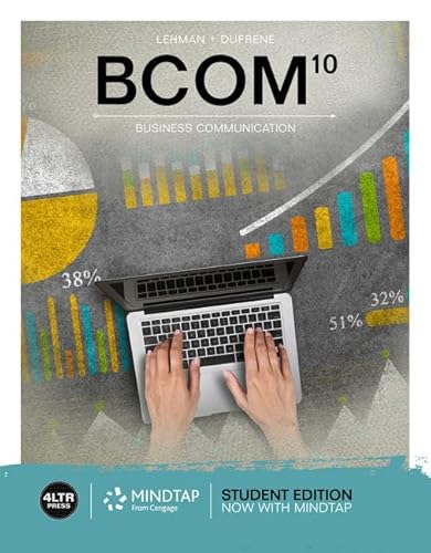 Stock image for BCOM (with MindTap, 1 term Printed Access Card) (MindTap Course List) for sale by Grumpys Fine Books