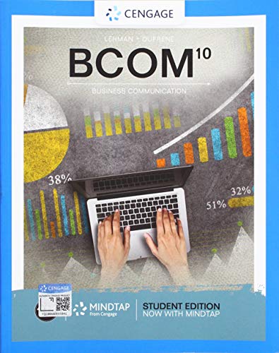 Stock image for BCOM (MindTap Course List) for sale by BooksRun