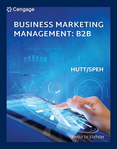 Stock image for Business Marketing Management B2B for sale by Better World Books