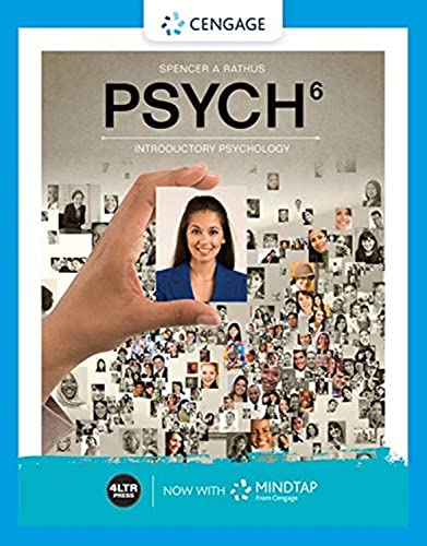 Stock image for PSYCH (with MindTap, 1 term Printed Access Card) for sale by HPB-Red