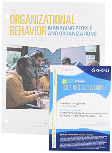 Stock image for Bundle: Organizational Behavior: Managing People and Organizations, Loose-leaf Version, 13th + MindTap, 1 term Printed Access Card for sale by Textbooks_Source