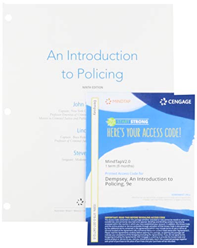 9780357102589: An Introduction to Policing + Mindtapv2.0, 1 Term Printed Access Card