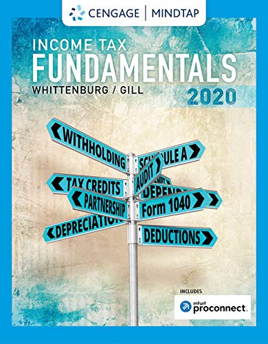 9780357107065: CengageNOWv2 for Whittenburg/Altus-Buller/Gill's Income Tax Fundamentals 2020, 1 term Printed Access Card