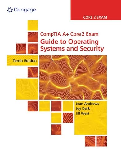 Beispielbild fr CompTIA a+ Core 2 Exam : Guide to Operating Systems and Security zum Verkauf von Better World Books