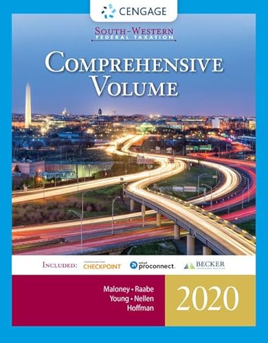 Stock image for South-Western Federal Taxation 2020: Comprehensive (with Intuit ProConnect Tax Online & RIA Checkpoint, 1 term (6 months) Printed Access Card) for sale by Books Unplugged