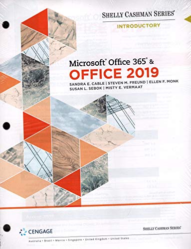 Beispielbild fr Shelly Cashman Series Microsoft� Office 365 and Office 2019 Introductory, Loose-Leaf Version zum Verkauf von BooksRun