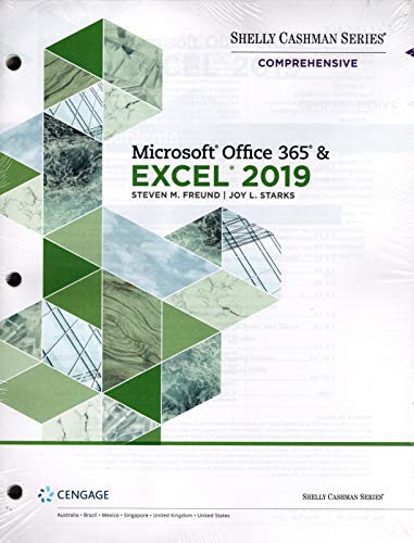 Imagen de archivo de Shelly Cashman Series Microsoft� Office 365 and Excel 2019 Comprehensive, Loose-Leaf Version a la venta por BooksRun