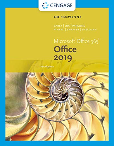 Imagen de archivo de New Perspectives Microsoft Office 365 & Office 2019 Introductory, Loose-leaf Version (MindTap Course List) a la venta por Ergodebooks