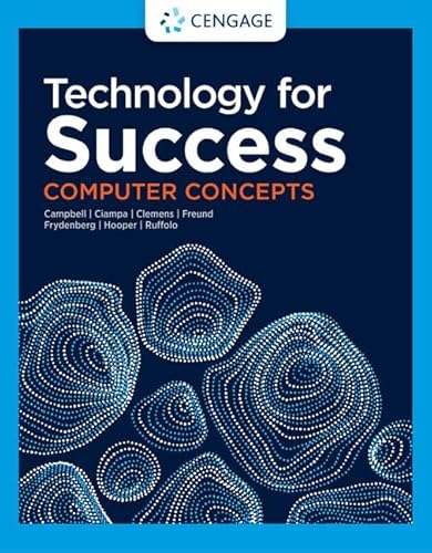 Imagen de archivo de Technology for Success: Computer Concepts (MindTap Course List) a la venta por Best Value for You