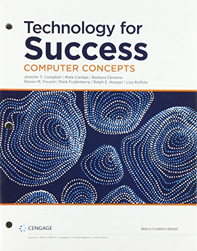 Beispielbild fr Technology for Success : Computer Concepts, Loose-Leaf Version zum Verkauf von Better World Books