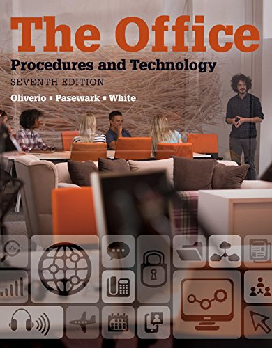 Beispielbild fr MindTap for Oliverio/Pasewark/White's The Office: Procedures and Technology, 2 terms Printed Access Card (MindTap Course List) zum Verkauf von BooksRun