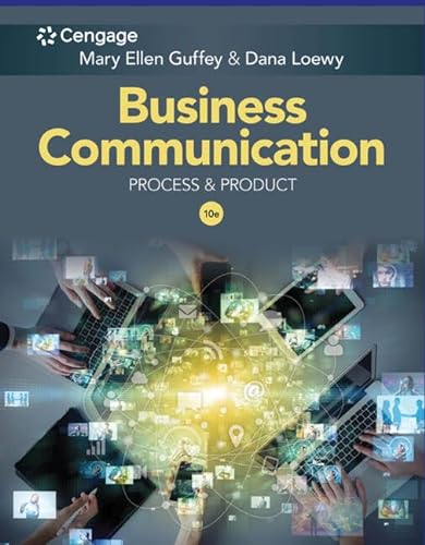 Beispielbild fr Business Communication: Process & Product (MindTap Course List) zum Verkauf von BooksRun