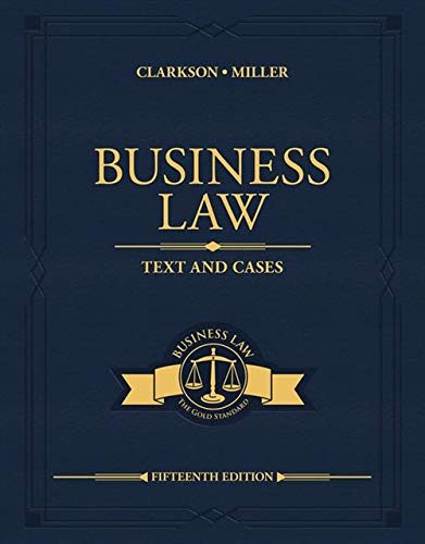 Beispielbild fr Business Law: Text and Cases (MindTap Course List) zum Verkauf von BooksRun