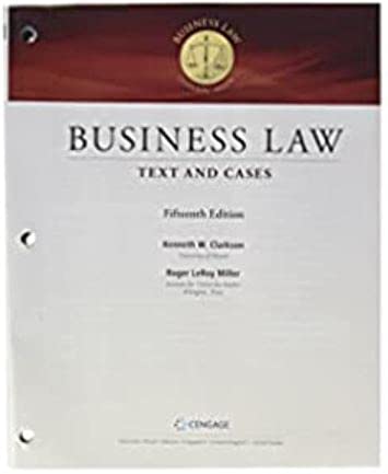 Imagen de archivo de BUSINESS LAW:TEXT+CASES (LL)-TEXT a la venta por BooksRun