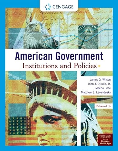 9780357136300: American Government: Institutions and Policies, Enhanced (MindTap Course List)