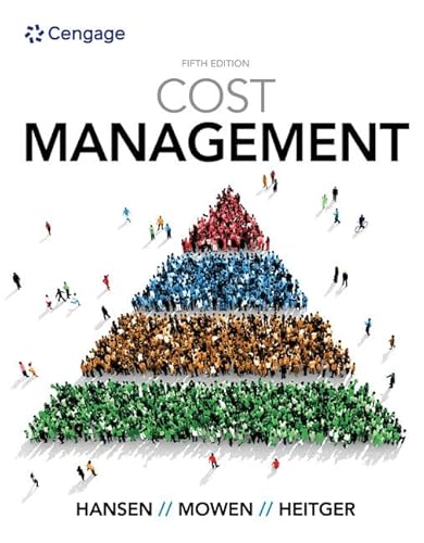 Beispielbild fr Cost Management zum Verkauf von BooksRun