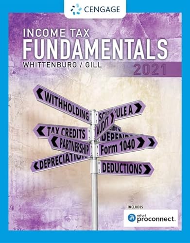9780357141366: Income Tax Fundamentals 2021 (with Intuit ProConnect Tax Online)