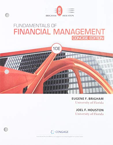 Imagen de archivo de Bundle: Fundamentals of Financial Management: Concise, Loose-leaf Version, 10th + MindTap, 1 term Printed Access Card [Product Bundle] Brigham, Eugene F. and Houston, Joel F. a la venta por Bookseller909