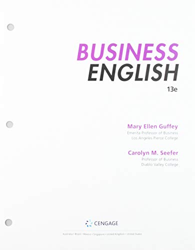 Imagen de archivo de Bundle: Business English, Loose-leaf Version, 13th + MindTap 1 term Printed Access Card a la venta por Book Deals
