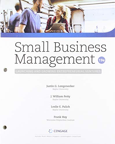 Stock image for Bundle: Small Business Management: Launching & Growing Entrepreneurial Ventures, Loose-leaf Version, 19th + MindTap, 1 term Printed Access Card for sale by Books Unplugged