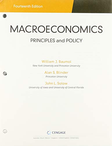 Stock image for Bundle: Macroeconomics: Principles & Policy, Loose-leaf Version, 14th + MindTap, 1 term Printed Access Card for sale by Palexbooks