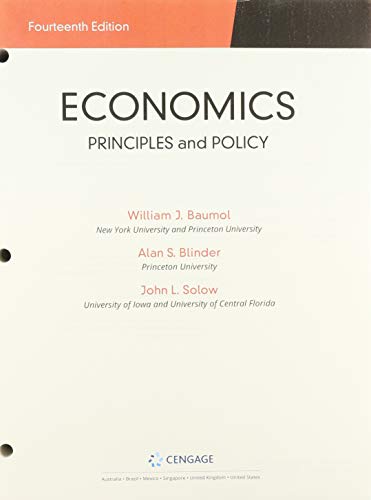 Stock image for Bundle: Economics: Principles & Policy, Loose-leaf Version, 14th + MindTap, 1 term Printed Access Card for sale by BooksRun