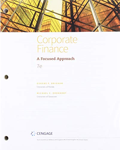 Beispielbild fr Bundle: Corporate Finance: A Focused Approach, Loose-Leaf Version, 7th + MindTap, 1 term Printed Access Card zum Verkauf von BooksRun