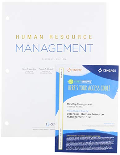 9780357253205: Bundle: Human Resource Management, Loose-Leaf Version + MindTap, 1 term Printed Access