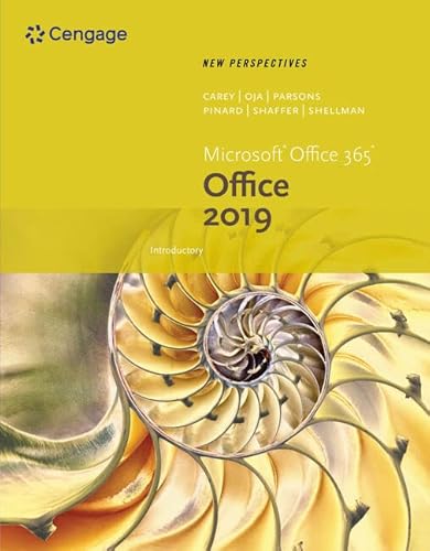 9780357269183: New Perspectives Microsoft Office 365 & Office 2019 Introductory + Lms Integrated Sam 365 & 2019 Assessments, Training and Projects 1 Term Printed Access Card