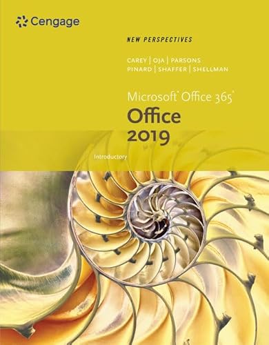 9780357269183: New Perspectives Microsoft Office 365 & Office 2019 Introductory + Lms Integrated Sam 365 & 2019 Assessments, Training and Projects 1 Term Printed Access Card