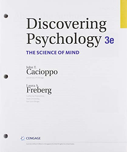 Stock image for Bundle: Discovering Psychology: The Science of Mind, Loose-Leaf Version, 3rd + MindTapV2.0, 1 term Printed Access Card for sale by A Team Books