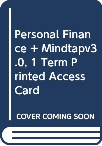 Imagen de archivo de Bundle: Personal Finance, Loose-leaf Version, 13th + MindTapV3.0, 1 term Printed Access Card a la venta por Textbooks_Source