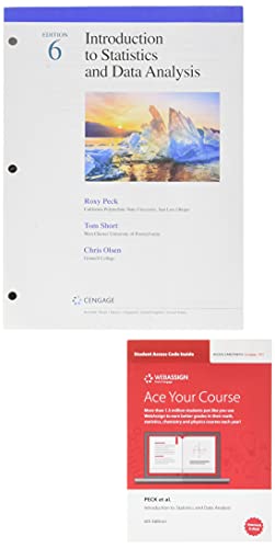 Stock image for Bundle: Introduction to Statistics and Data Analysis, Loose-leaf Version, 6th + WebAssign Printed Access Card, Single-Term for sale by Books Unplugged