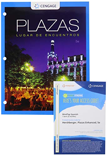 Stock image for Bundle: Plazas, Loose-leaf Version, 5th + MindTap Spanish, 1 term Printed Access Card for sale by Palexbooks